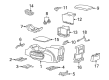 Lincoln Blackwood Center Console Base Diagram - 2C6Z-16045E24-AAA