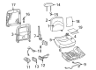 Mercury Grand Marquis Seat Cushion Diagram - 6W7Z-54632A22-C