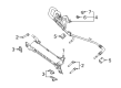 Ford Automatic Transmission Oil Cooler Line Diagram - JL3Z-7R081-G