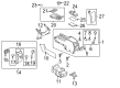 Ford Thunderbird Ashtray Diagram - F8CZ-5404788-BAA