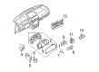 Lincoln A/C Switch Diagram - 8H6Z-19980-BA