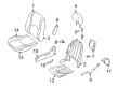 2004 Ford Escape Seat Cushion Diagram - YL8Z-7864811-NA