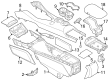 Ford Center Console Latch Diagram - PR3Z-6306162-AA