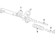 Lincoln MKS Power Steering Cooler Diagram - AA5Z-3D746-A