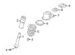 Mercury Montego Shock And Strut Mount Diagram - 5G1Z-18A161-AA
