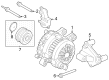 Ford Escape Alternator Diagram - PZ1Z-10346-F
