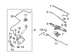 Mercury Wiper Pivot Diagram - 8G1Z-17566-A