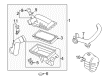 Mercury Air Filter Box Diagram - 9M6Z-9A600-A