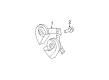 2015 Ford F-250 Super Duty Horn Diagram - BC3Z-13832-A