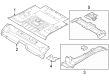 2022 Ford Bronco Front Cross-Member Diagram - MB3Z-9811140-A
