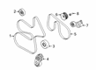 Ford F-350 Super Duty Serpentine Belt Diagram - LC3Z-8620-A
