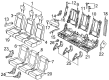 Ford Transit-250 Seat Cover Diagram - HK4Z-6366601-AP