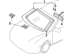 1998 Ford Escort Windshield Diagram - F8CZ-6303100-BA