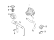 Lincoln Aviator Thermostat Housing Diagram - 2C5Z-8592-EB
