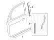 Ford Focus Door Moldings Diagram - YS4Z-5420910-BA
