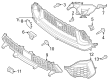 Ford Mustang Emblem Diagram - PR3Z-8A224-C