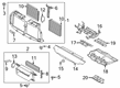 2020 Ford F-150 Air Deflector Diagram - JL3Z-8327-B