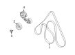 2013 Ford E-150 Timing Belt Idler Pulley Diagram - 1L2Z-8678-AB