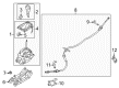 Ford Automatic Transmission Shift Levers Diagram - DG9Z-7210-FB