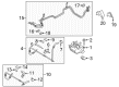 Ford Automatic Transmission Oil Cooler Line Diagram - FL3Z-7B028-N