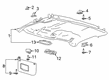 2015 Ford F-150 Sun Visor Diagram - GL3Z-1504105-AA
