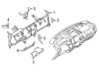 Ford Steering Column Cover Diagram - FL3Z-15017A26-A