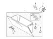 2009 Ford F-250 Super Duty Glove Box Diagram - 8C3Z-2506024-AA