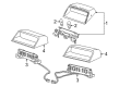 Ford Crown Victoria Back Up Light Diagram - 3W7Z-13434-AAF