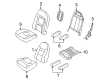 Ford E-250 Seat Cover Diagram - DC2Z-1662901-AB