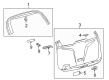 2017 Ford Police Interceptor Utility Door Handle Diagram - BB5Z-78434A14-AC