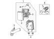 Mercury Air Intake Coupling Diagram - 8L8Z-9B659-A