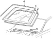 1998 Ford Mustang Windshield Diagram - F5ZZ-6303100-AA