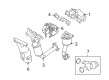 Mercury Milan Catalytic Converter Diagram - 8E5Z-5G232-B