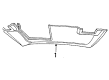 Mercury Cougar Sun Visor Diagram - F6SZ6304104AAV