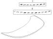 Ford Police Interceptor Utility Emblem Diagram - EG1Z-5442528-C