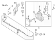 2022 Ford Mustang Mach-E Parking Assist Distance Sensor Diagram - ML3Z-14C689-G