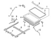 2005 Mercury Mariner Weather Strip Diagram - 3L8Z-7851884-AAB