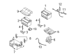 Ford E-250 Econoline Battery Tray Diagram - 3C2Z-10732-A