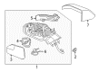 Lincoln Car Mirror Diagram - FP5Z-17K707-E