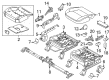 2013 Ford Explorer Seat Cushion Diagram - BB5Z-78632A22-J