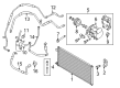 2013 Ford Transit Connect A/C Hose Diagram - 9T1Z-19835-B