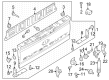 Ford F-150 Lightning Trunk Latch Diagram - ML3Z-9943150-C