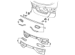 Mercury Bumper Reflector Diagram - F6DZ-13A565-EA