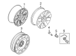 Lincoln MKT Lug Nuts Diagram - DE9Z-1012-A