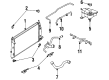 2002 Mercury Cougar Radiator Hose Diagram - F8RZ8260CA