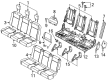Ford Transit-350 HD Seat Cushion Diagram - CK4Z-9966800-AE