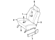 Ford Escort Seat Cover Diagram - F8CZ6364416CAA
