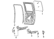 Ford Window Run Diagram - YL3Z-1625766-AA