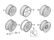 Mercury Milan Spare Wheel Diagram - 9N7Z-1007-B
