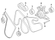 Ford F-350 Super Duty Serpentine Belt Diagram - LC3Z-8620-H